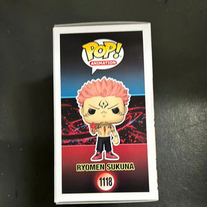 FUNKO POP VINYL JUJUTSU KAISEN RYOMEN SUKUNA WITH HEART #1118 FRENLY BRICKS - Open 7 Days