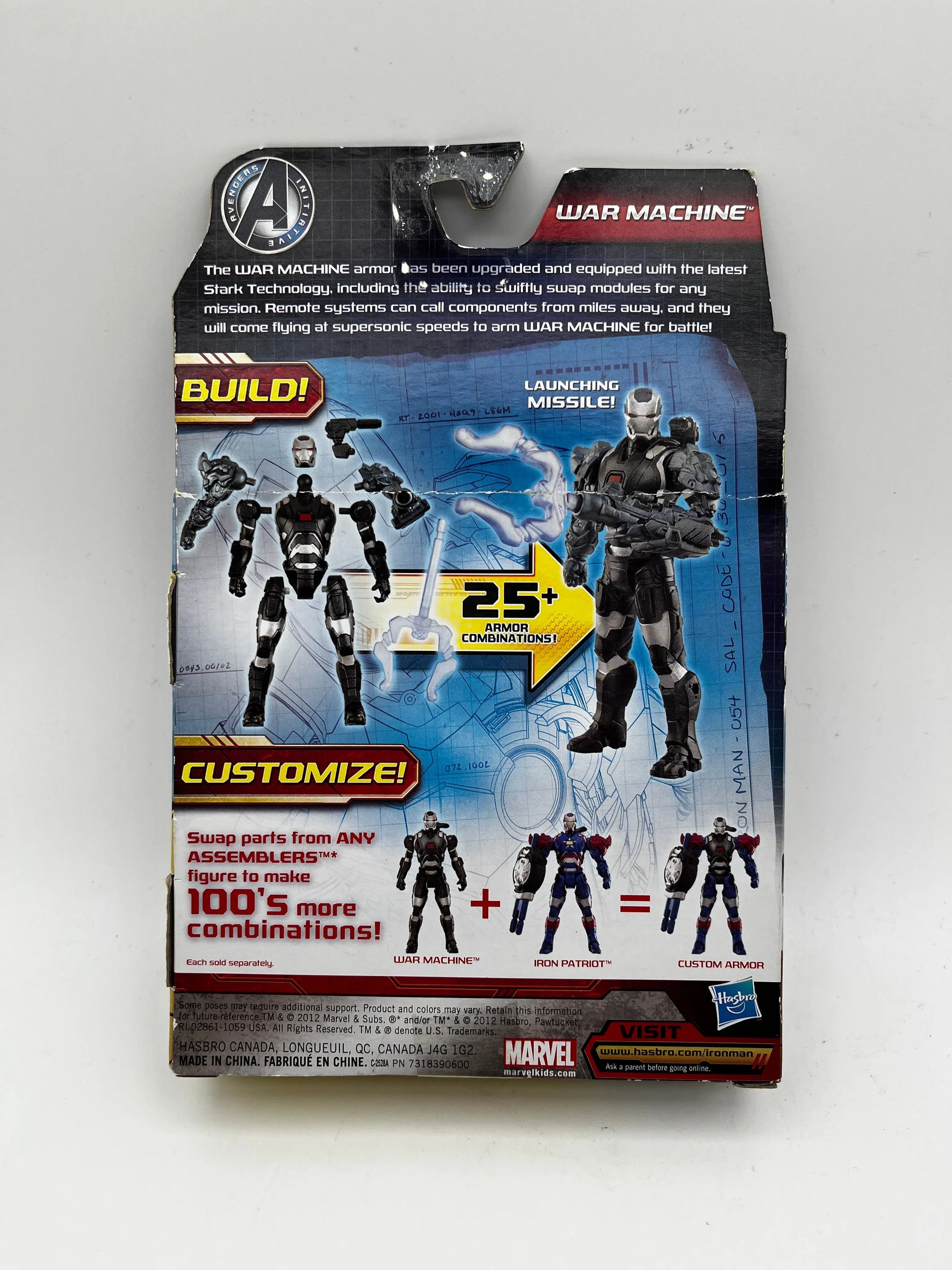 Hasbro Marvel Iron Man 3 War Machine Assemblers Interchangeable Armor System FRENLY BRICKS - Open 7 Days