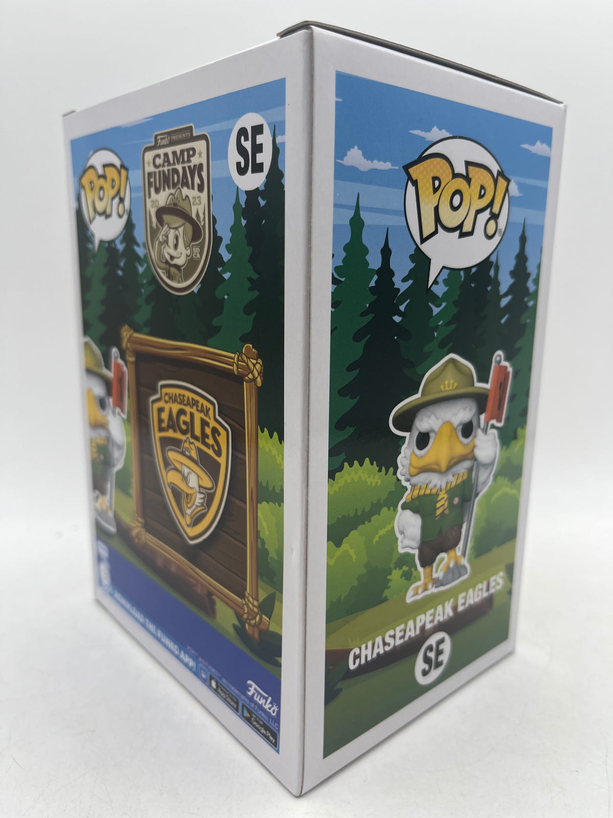 Funko Pop! Vinyl: Camp Fundays 2023 Chaseapeak Eagles 6500 Pcs Special Edition, photo 4 image 4