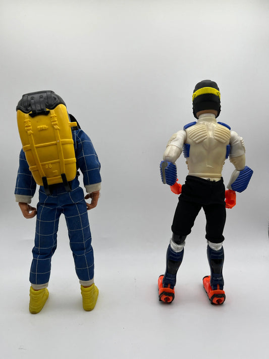 Action Man Roller Skater Habro International 1999 & Yellow Backpack explore Action Man Lot FRENLY BRICKS - Open 7 Days