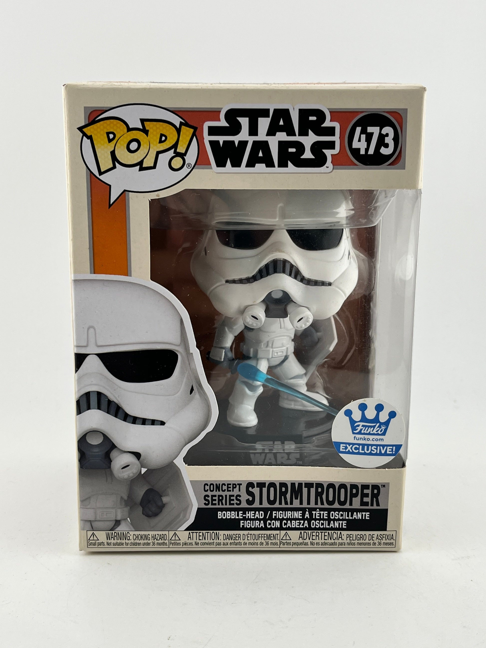 Funko POP! Star Wars - Concept Series Stormtrooper #473 - Funko Exclusive FRENLY BRICKS - Open 7 Days