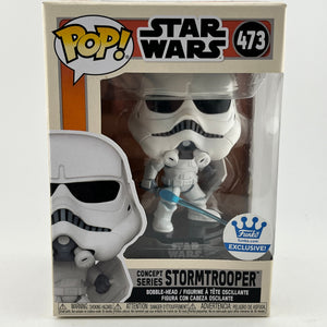 Funko POP! Star Wars - Concept Series Stormtrooper #473 - Funko Exclusive FRENLY BRICKS - Open 7 Days