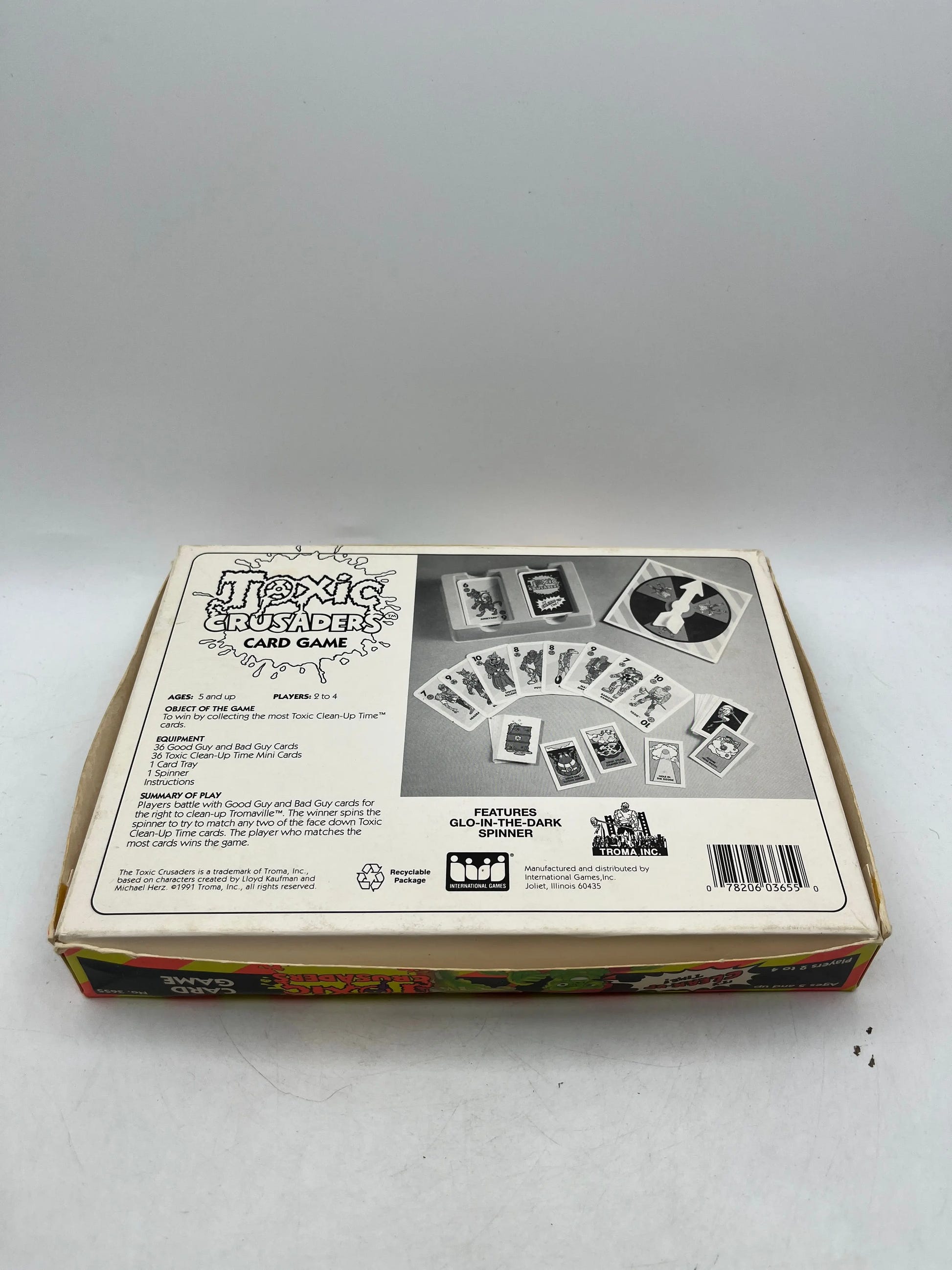 Toxic Crusaders Card Game Authentic 1991 Troma, Inc International Games FRENLY BRICKS - Open 7 Days image 3