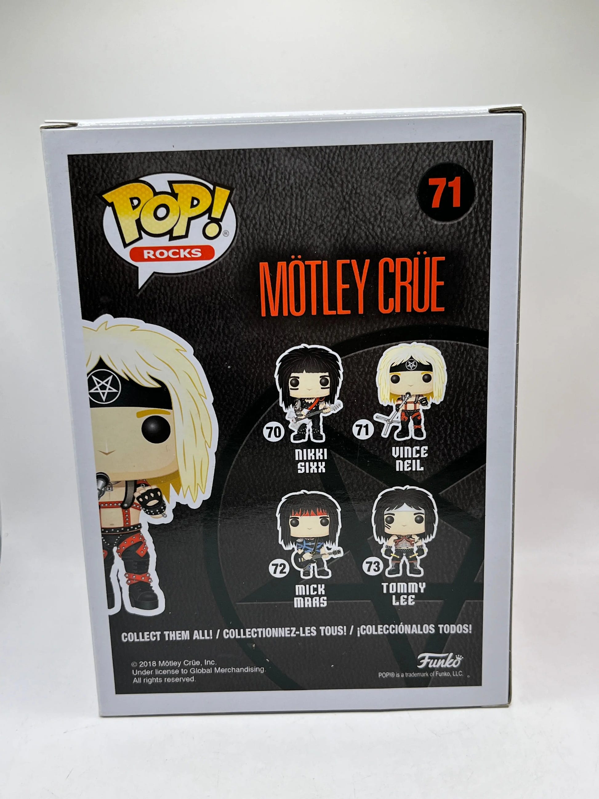 Funko POP! Rocks Motley Crüe - Vince Neil #71 - Vinyl collectable FRENLY BRICKS - Open 7 Days image 3