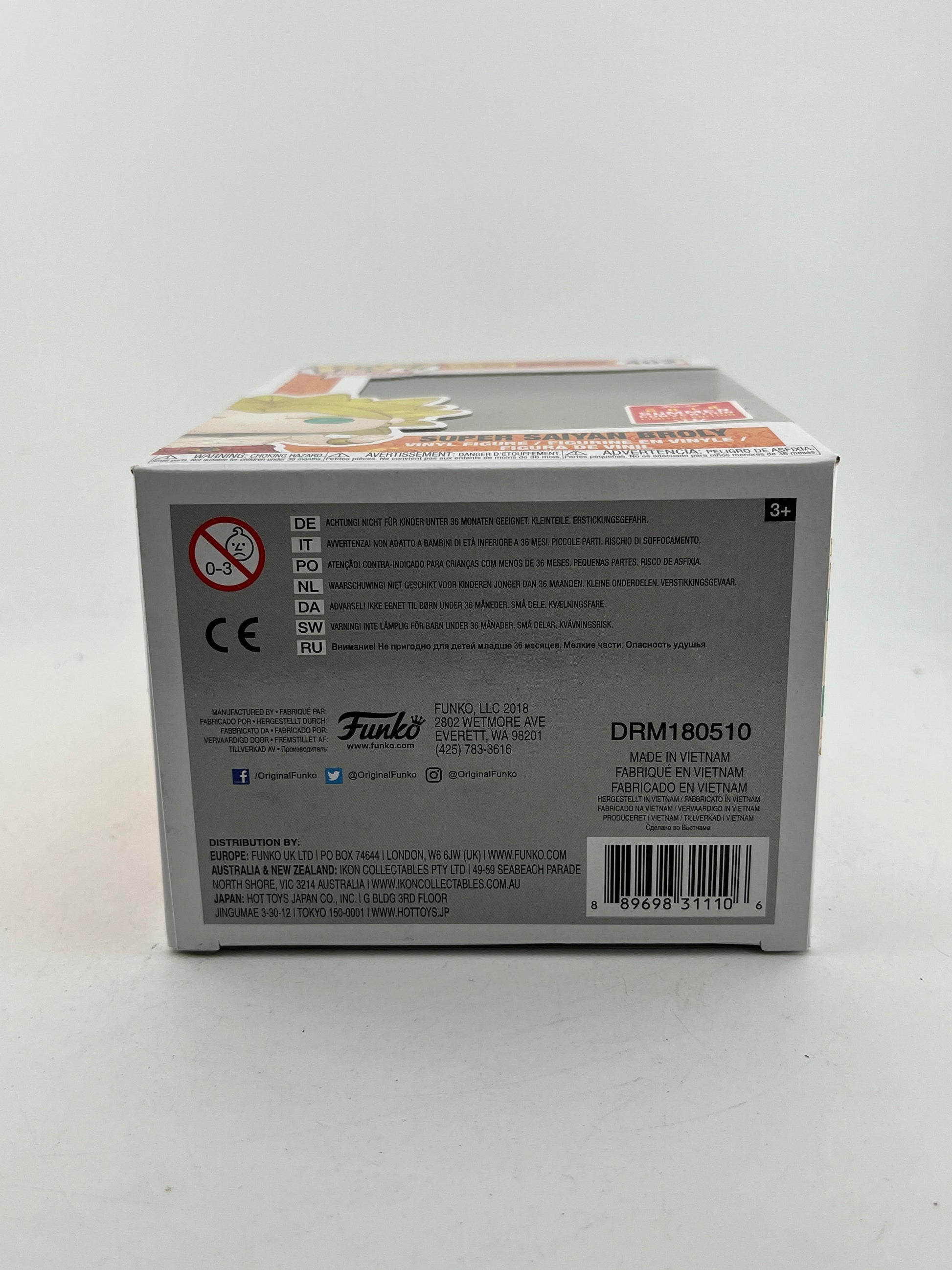 Funko POP! Animation DragonBall Z - SS Broly #402 - 2018 Convention LE FRENLY BRICKS - Open 7 Days