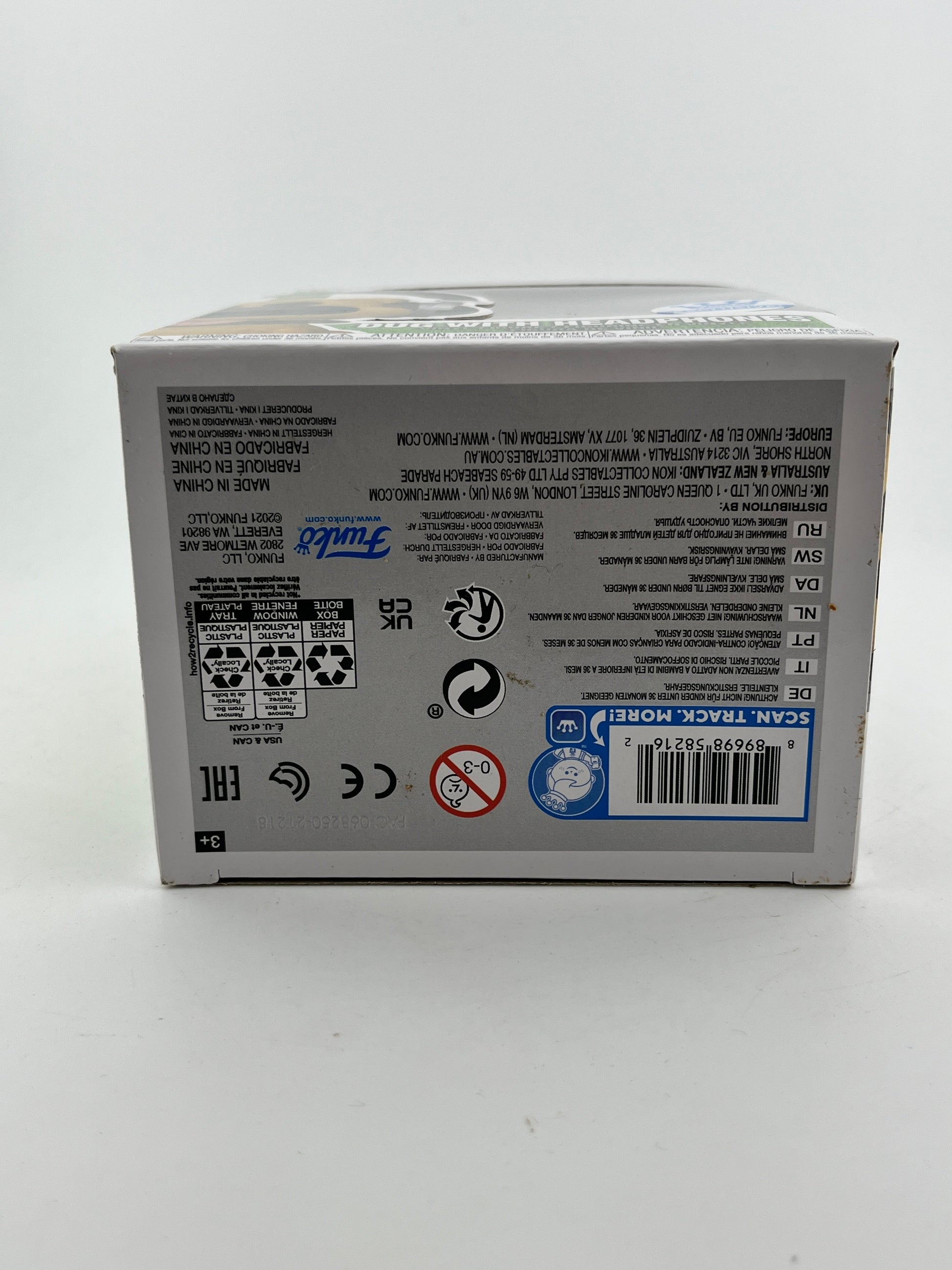 Funko POP! Disney Pixar Dug Days - Dug With Headphones #1097 - Funko Exclusive FRENLY BRICKS - Open 7 Days