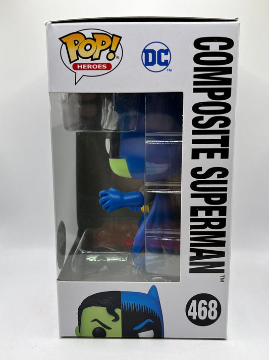 Funko POP! DC Heroes - Composite Superman #468 - Special Edition FRENLY BRICKS - Open 7 Days