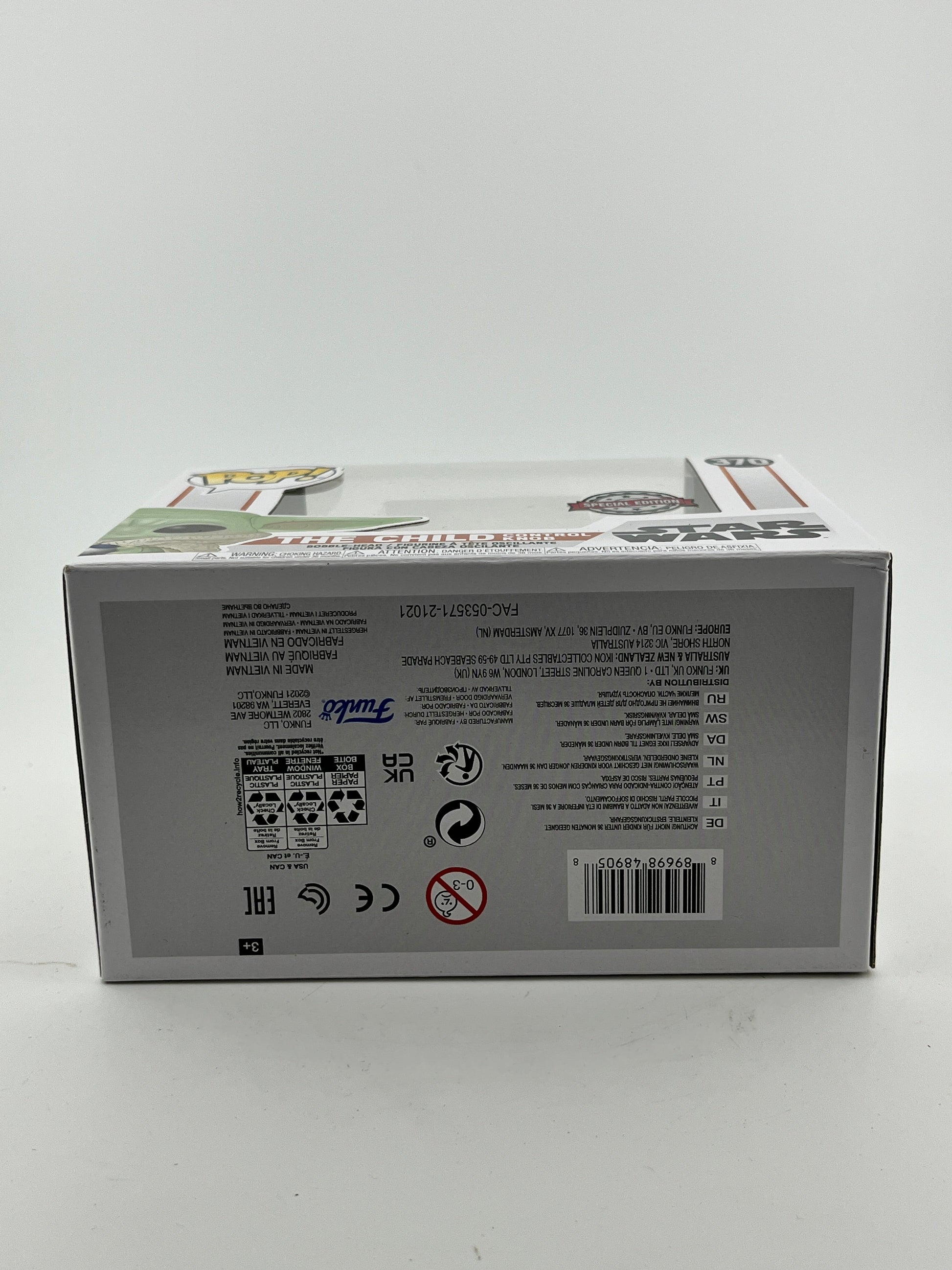 Funko POP! Star Wars The Mandalorian - The Child Control Knob #370 - Special Edition FRENLY BRICKS - Open 7 Days