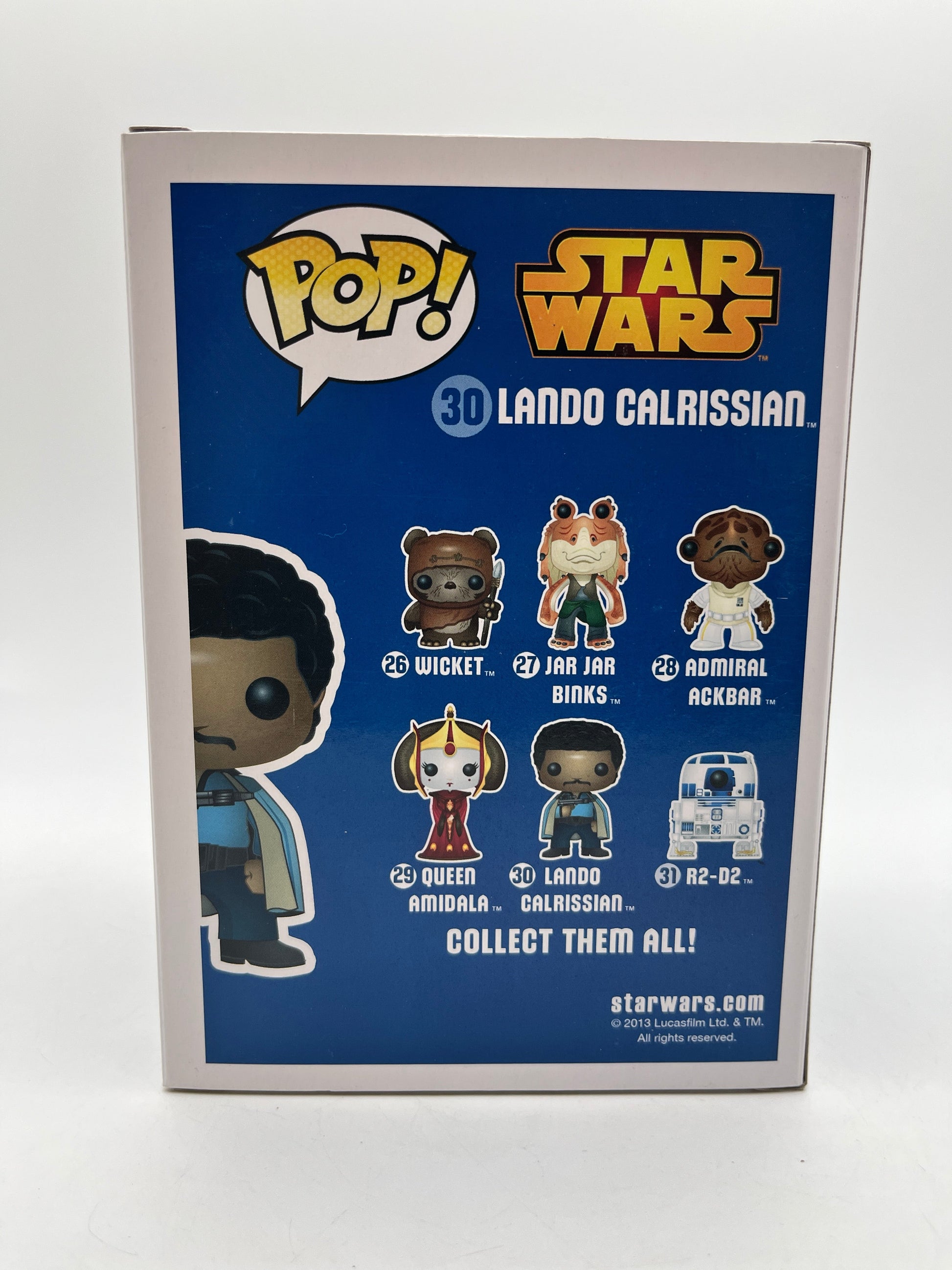 Funko POP! Star Wars Lando Calrissian #30 - Vinyl Collectable- PopLife Authentic FRENLY BRICKS - Open 7 Days