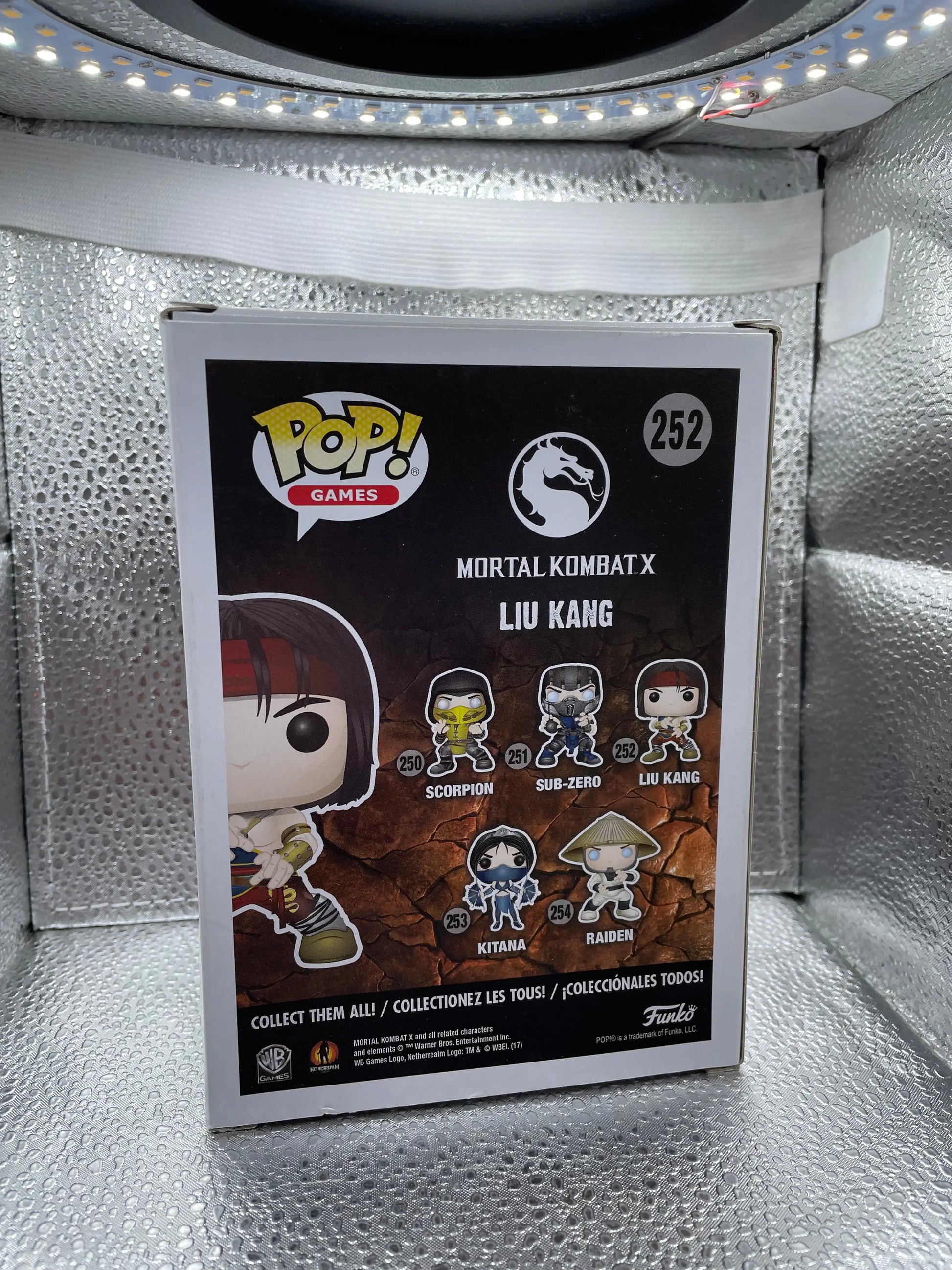 Funko Pop! Games Mortal Kombat X - Liu Kang Vinyl Figure #252 FRENLY BRICKS - Open 7 Days