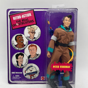 Retro-Action The Real Ghostbusters - Peter Vinkman - Mattel - Sealed FRENLY BRICKS - Open 7 Days