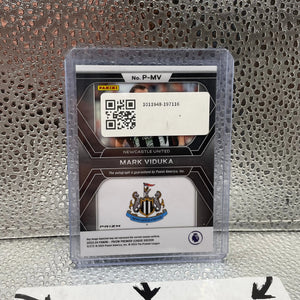 Mark Viduka Penmanship Panini Prizm Holo Newcastle United Autograph Card P-MV FRENLY BRICKS - Open 7 Days