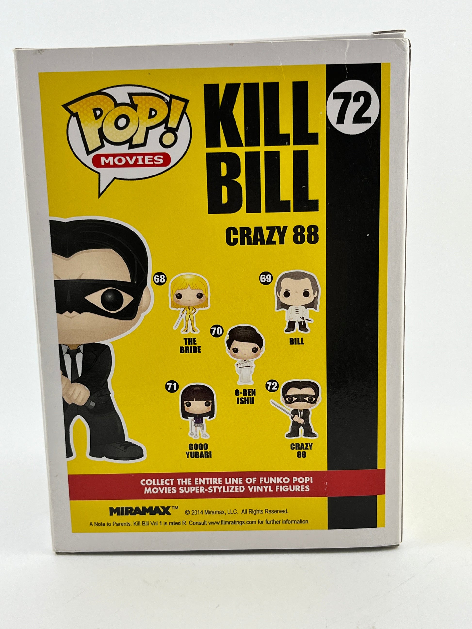 Funko POP! Movies Kill Bill - Crazy 88 #72 - Vinyl Collectable FRENLY BRICKS - Open 7 Days