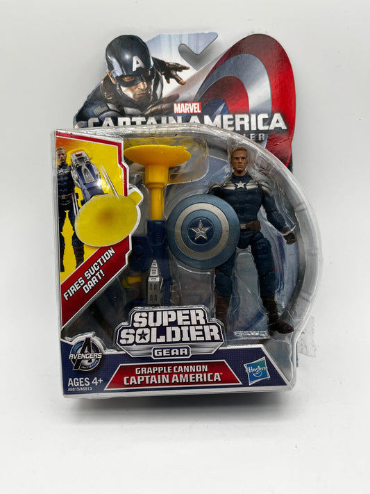 Marvel Captain America 4" Action Figure 2013 Hasbro MOC Avengers Movie Soldier FRENLY BRICKS - Open 7 Days