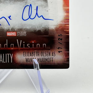 Upper Deck Marvel Wandavision - Elizabeth Olsen As Wanda Auto 17/25 Wanda's Reality FRENLY BRICKS - Open 7 Days