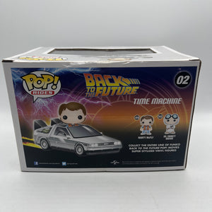 Funko Pop! Rides Back To The Future Time Machine w/ Marty # 02 +combinedshipping FRENLY BRICKS - Open 7 Days
