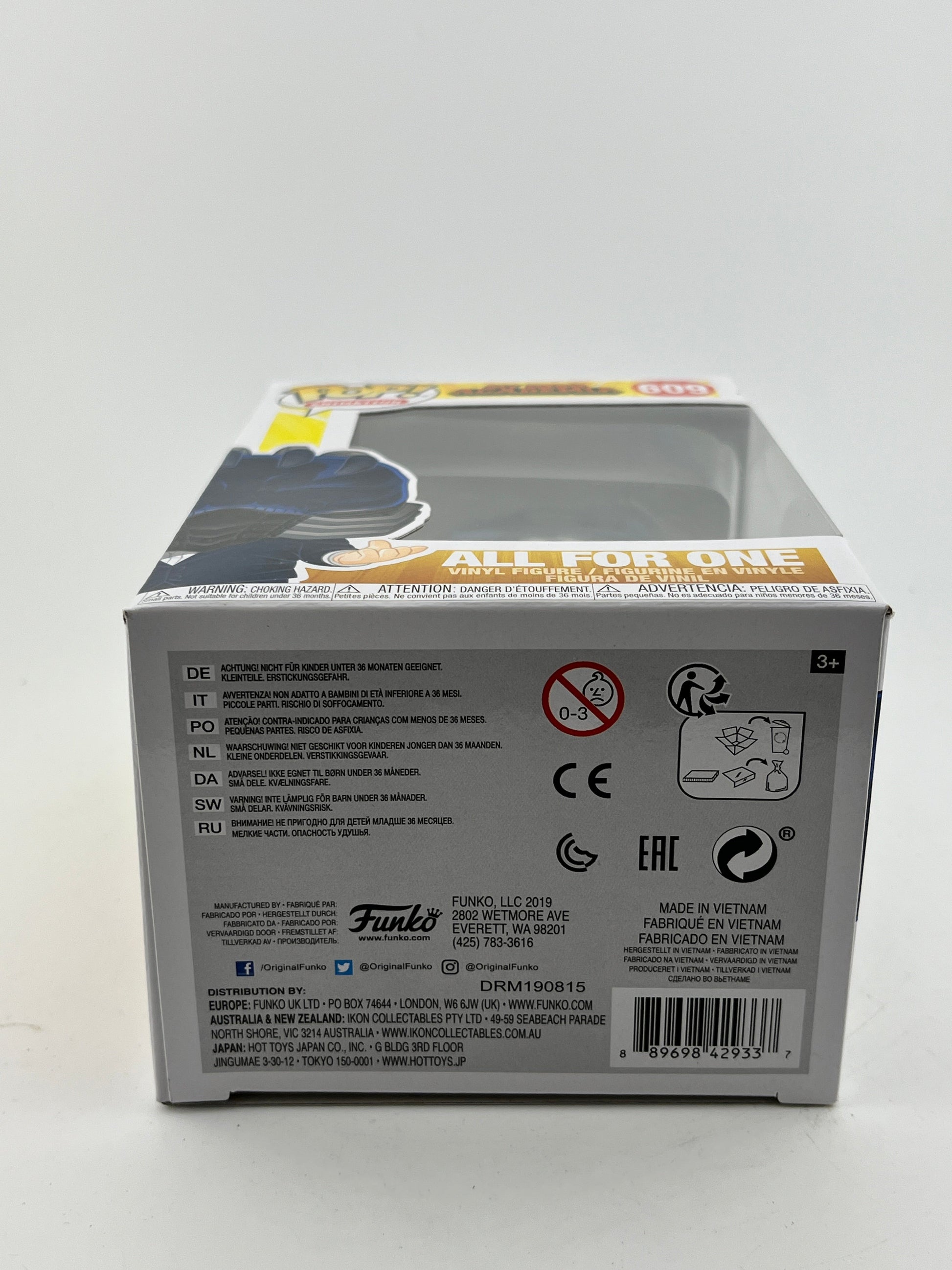 Funko POP! Animation My Hero Academia - All For One #609 - Vinyl Collectable FRENLY BRICKS - Open 7 Days