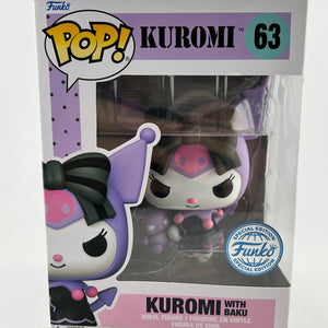 Funko POP! Kuromi - Kuromi With Baku #63 - Special Edition FRENLY BRICKS - Open 7 Days