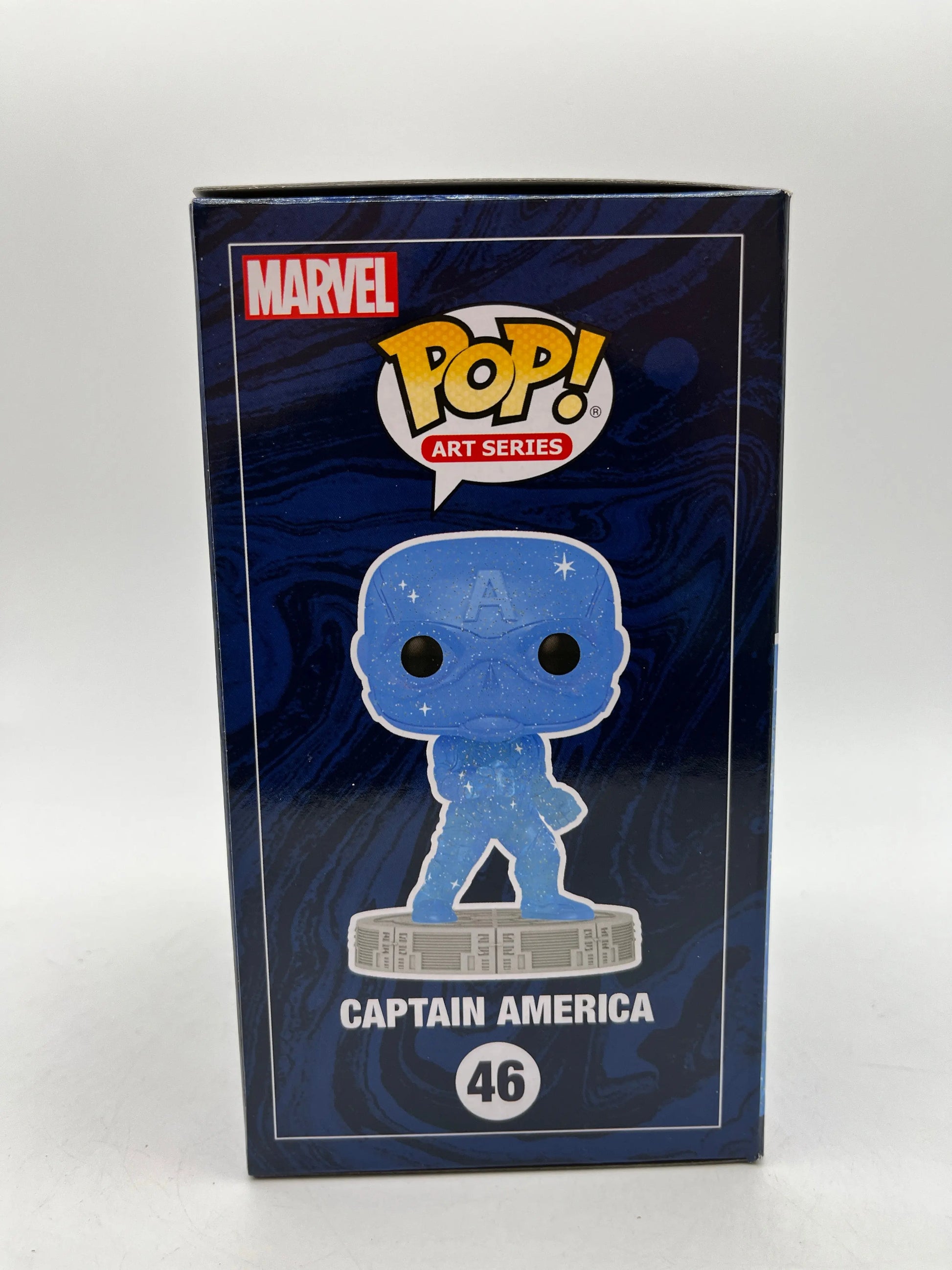 Funko POP! Art Series Marvel The Infinity Saga Captain America #46 - Vinyl Collectable FRENLY BRICKS - Open 7 Days
