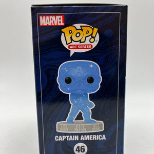 Funko POP! Art Series Marvel The Infinity Saga Captain America #46 - Vinyl Collectable FRENLY BRICKS - Open 7 Days