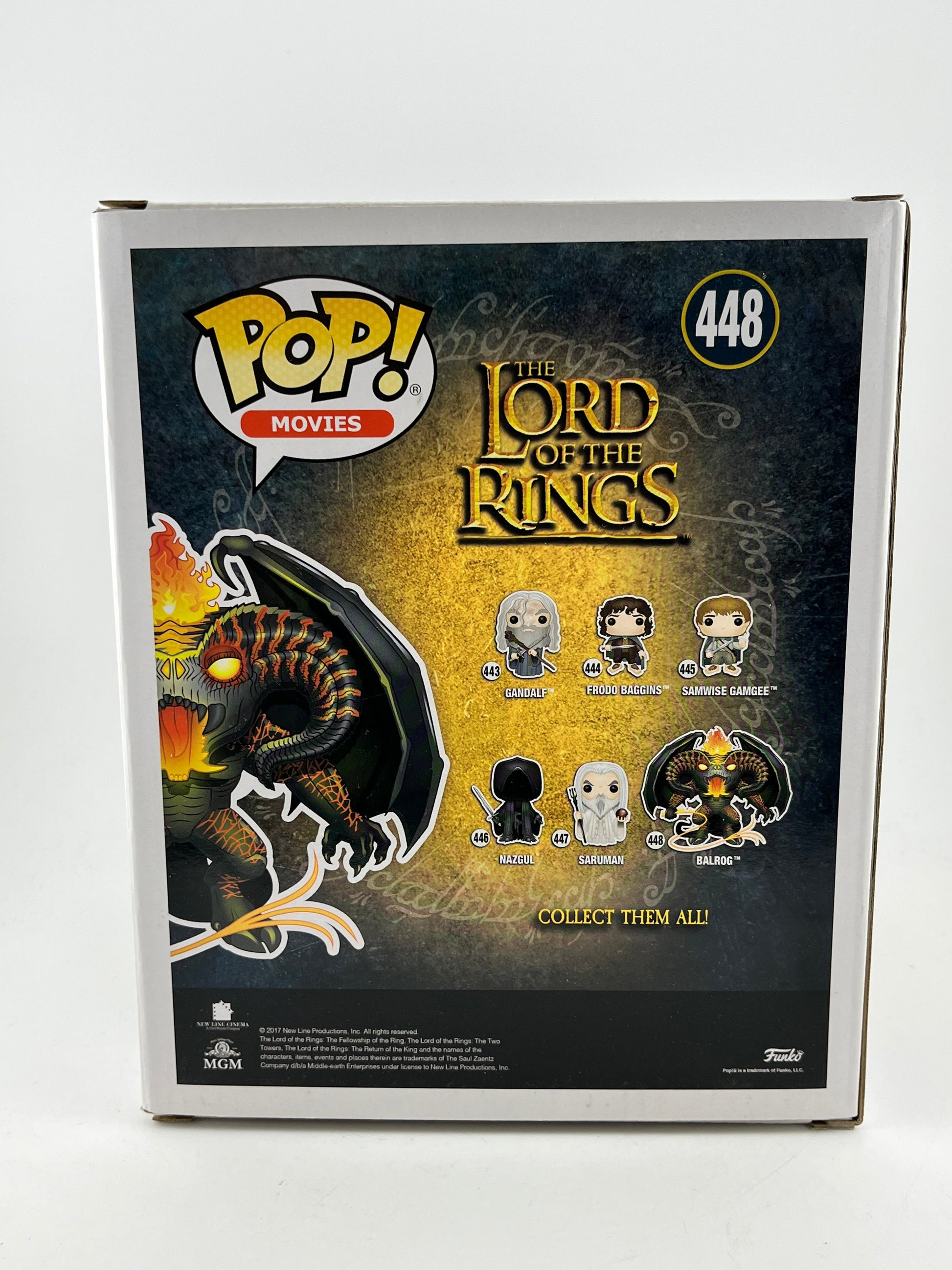 Funko POP! Movies Lord Of The Rings - Balrog #448 - 2017 Convention Exclusive FRENLY BRICKS - Open 7 Days