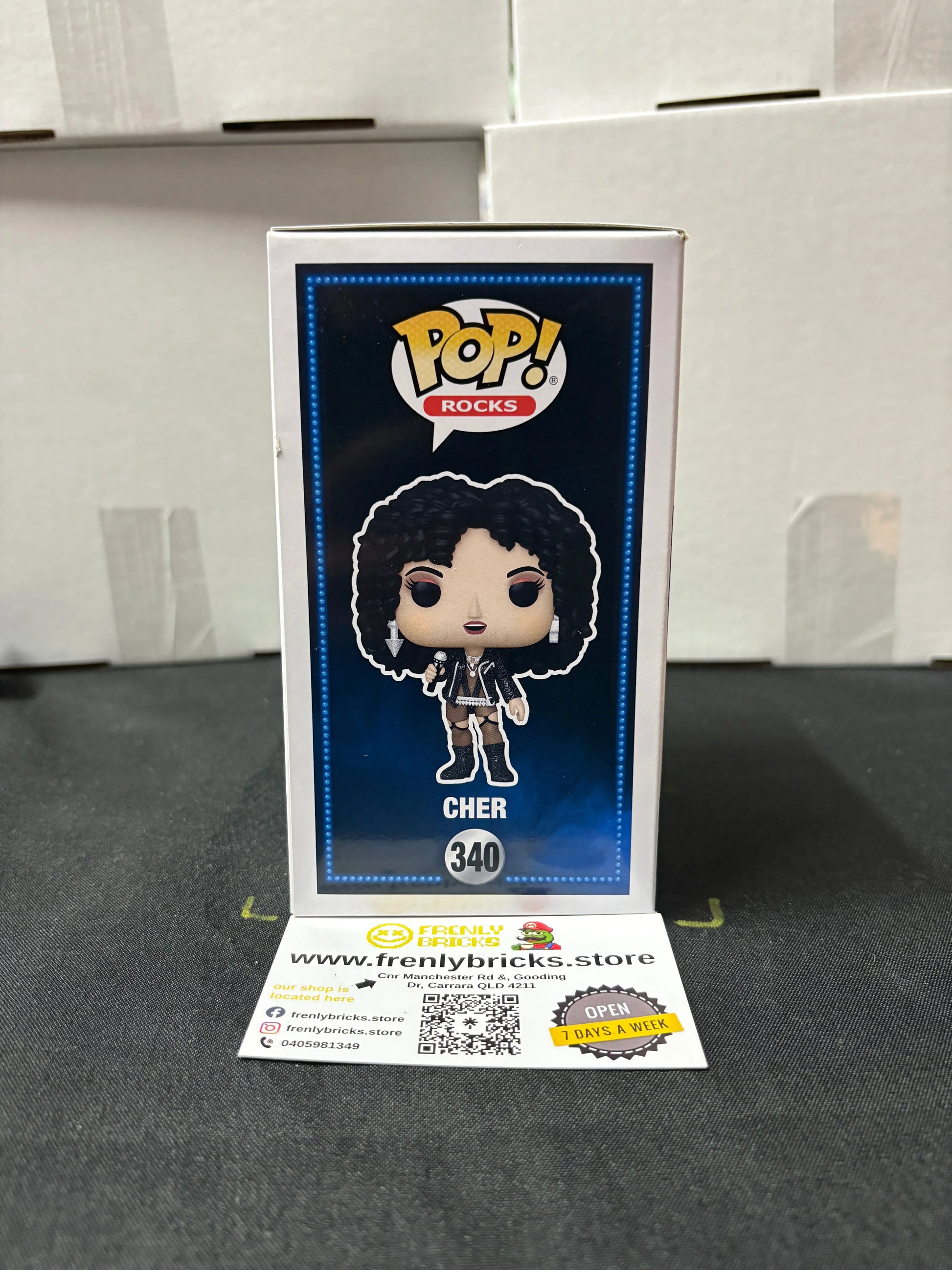FUNKO Pop Vinyl Cher #340 FRENLY BRICKS - Open 7 Days