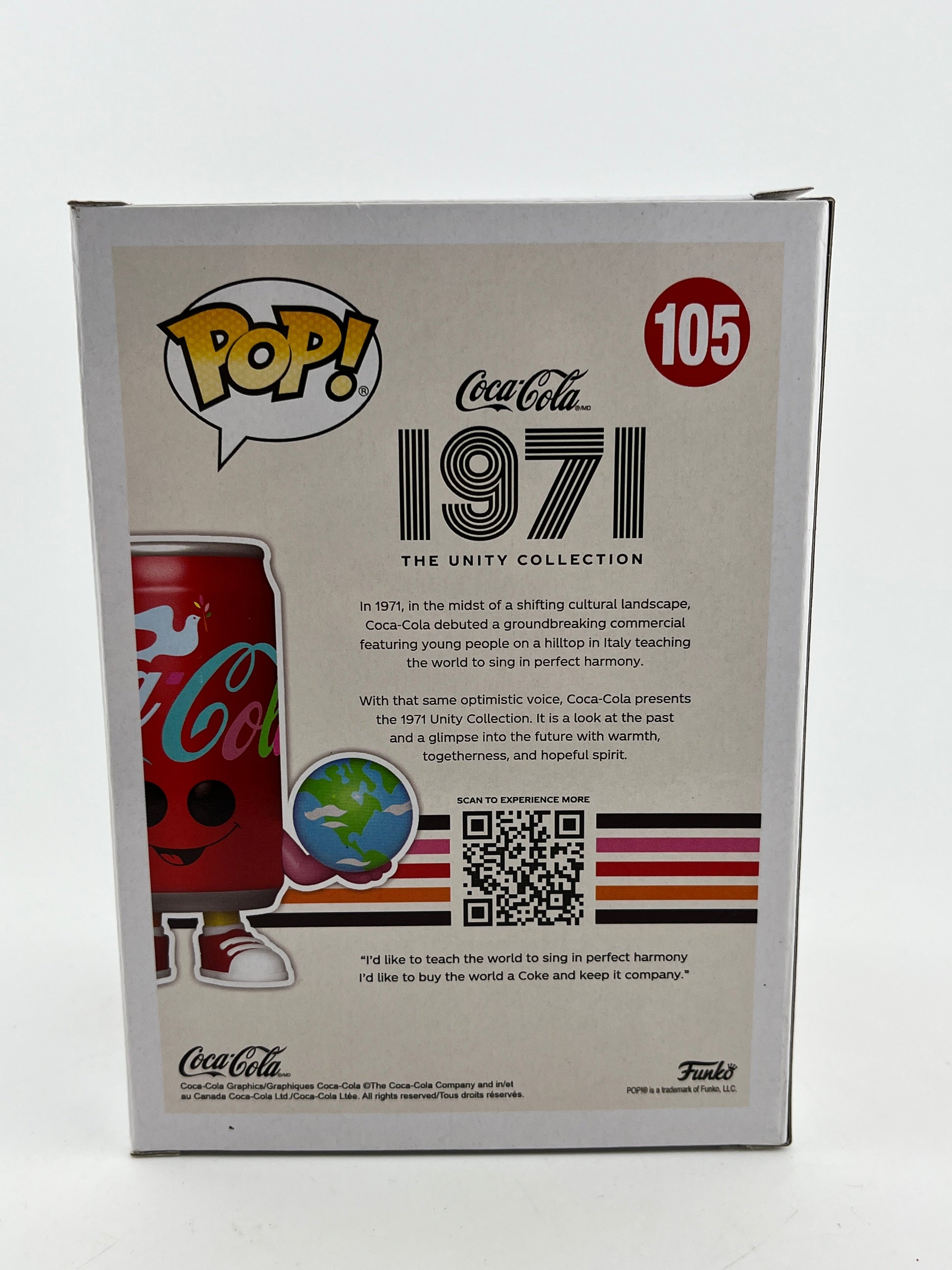 Funko POP! Coca-Cola - “I’d Like To Buy The World A Coke” Can #105 - Vinyl Collectable FRENLY BRICKS - Open 7 Days