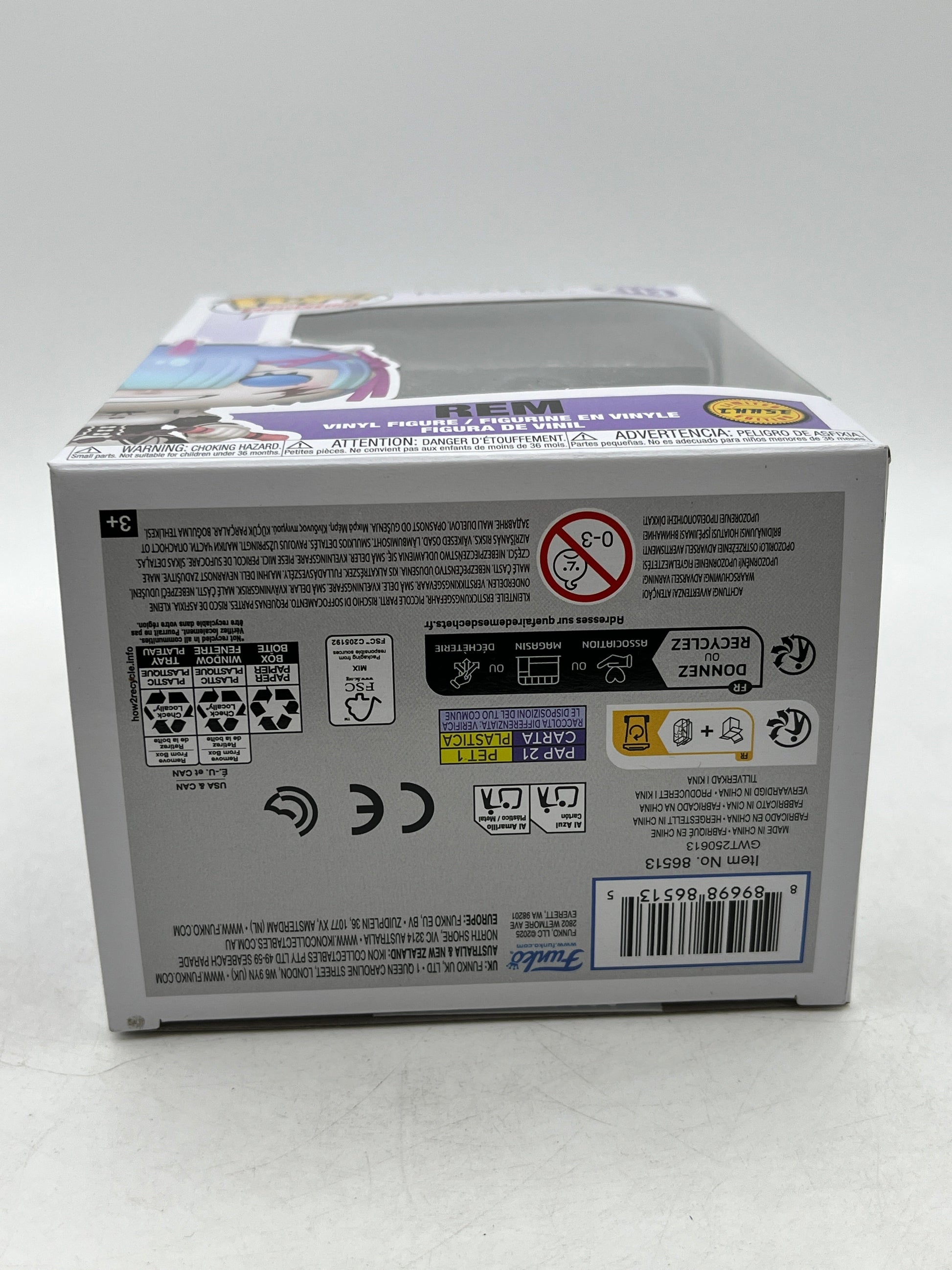 Funko POP! Animation RE: Zero - REM #2113 - Limited Edition Chase FRENLY BRICKS - Open 7 Days