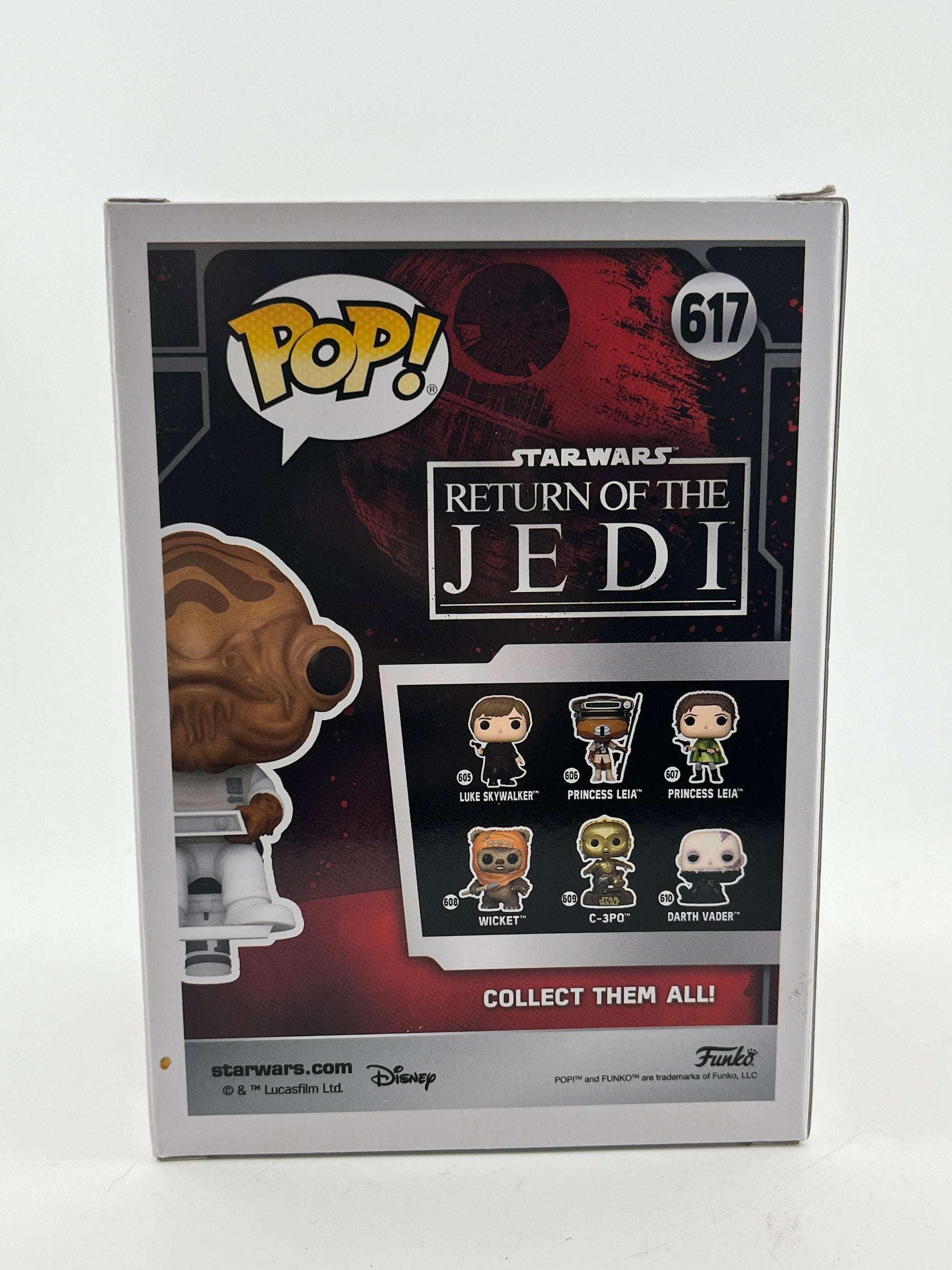 Funko POP! Star Wars Return Of The Jedi  - Adrimal Ackbar #617 - Special Edition FRENLY BRICKS - Open 7 Days