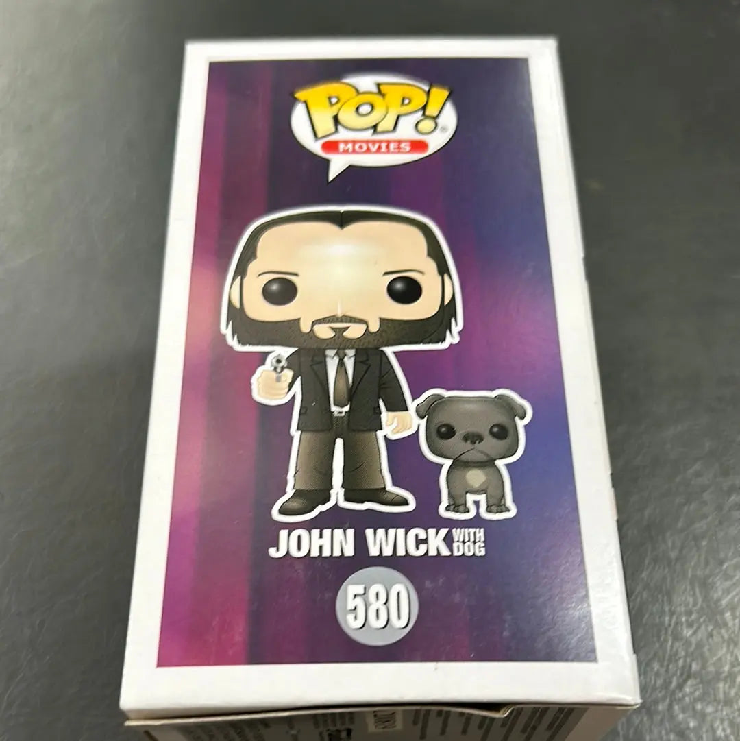 Funko POP John Wick With Dog #580 Vinyl Movies FRENLY BRICKS - Open 7 Days