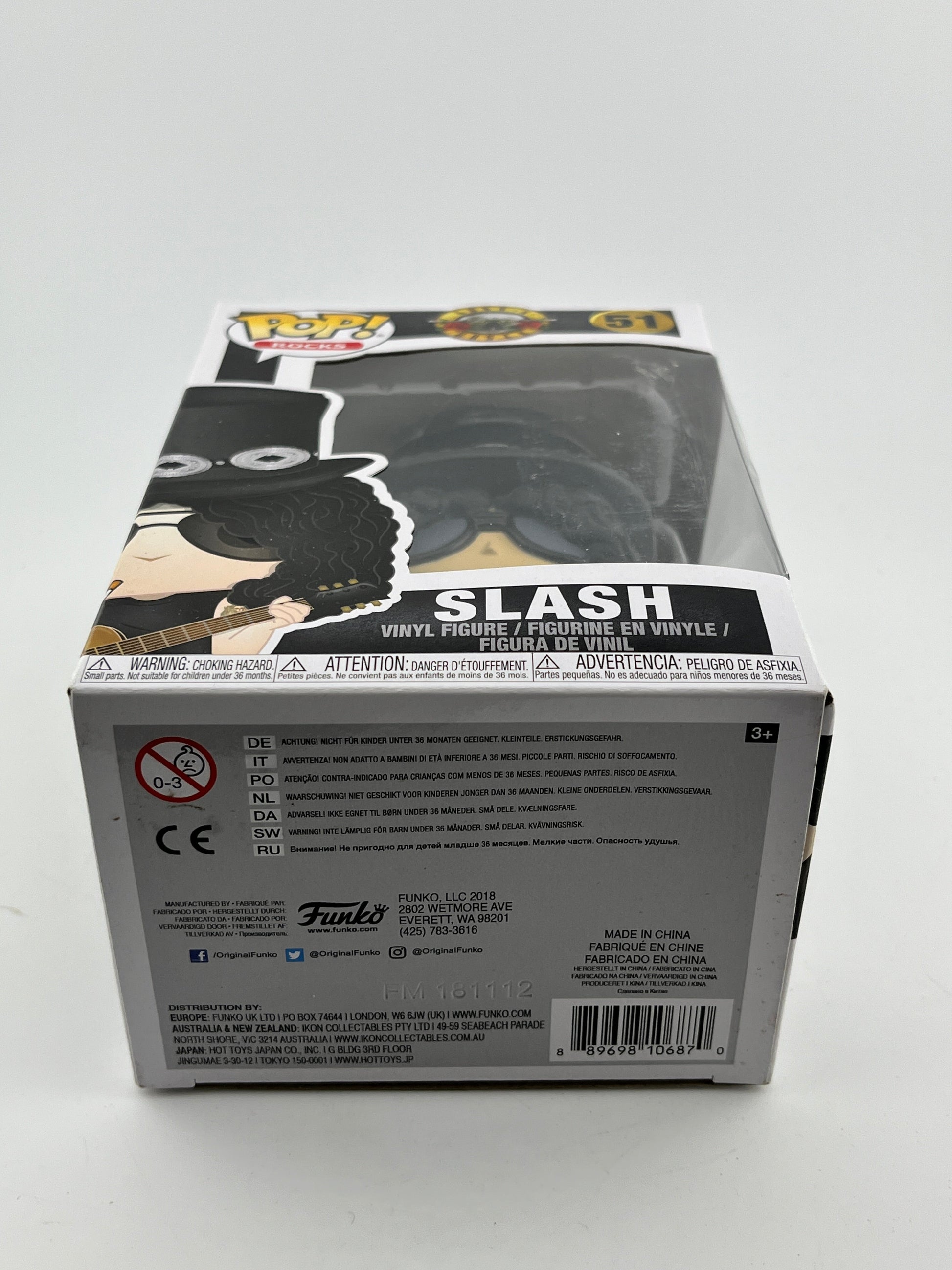 Funko POP! Rocks Guns N Roses - Slash #51 - Vinyl Collectable FRENLY BRICKS - Open 7 Days