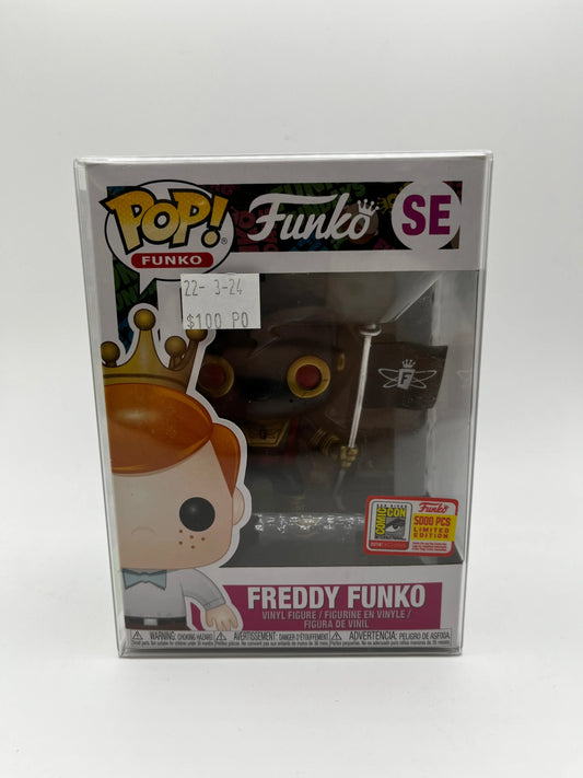Funko Pop Vinyl Funko Freddy Funko #SE 2018 SD Comic Con Exclusive FRENLY BRICKS - Open 7 Days