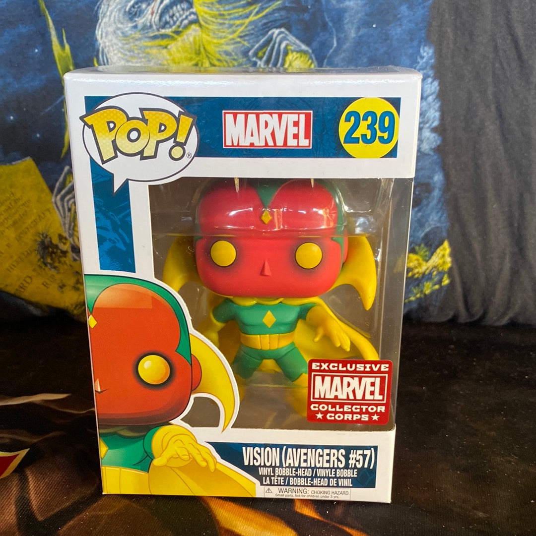 Funko POP! Vision (Avengers #57) #239 - FRENLY BRICKS - Open 7 Days