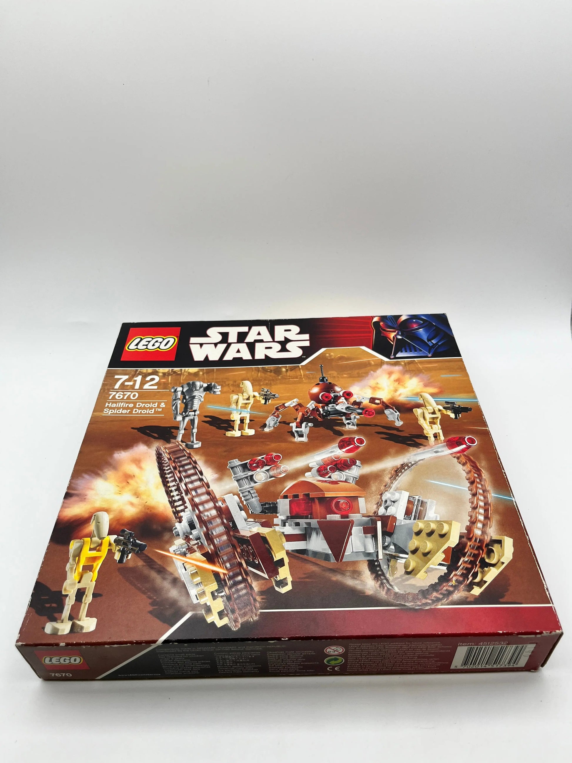 Lego Star Wars Hailfire Droid & Spider Droid 7670 Set - Bag Sealed Retired FRENLY BRICKS - Open 7 Days