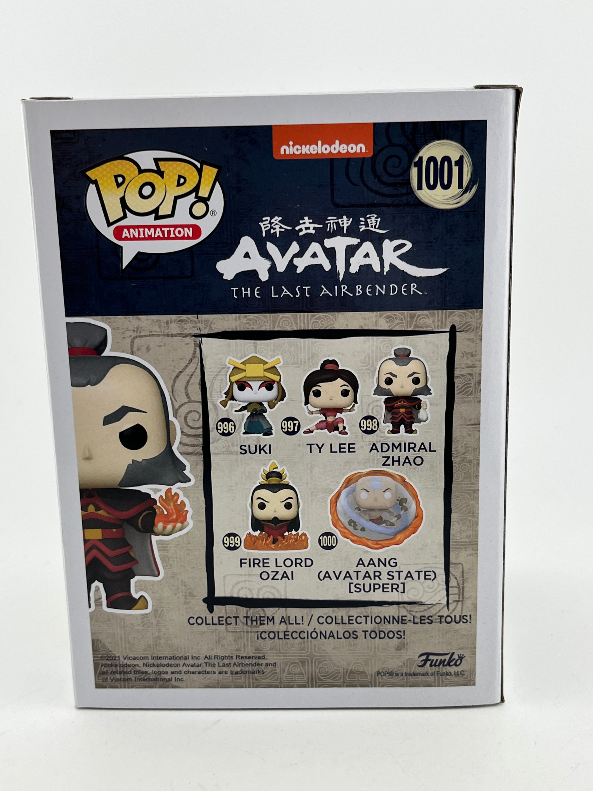 Funko POP! Animation Avatar The Last Airbender - Admiral Zhao #1001 - Glow Special Edition FRENLY BRICKS - Open 7 Days