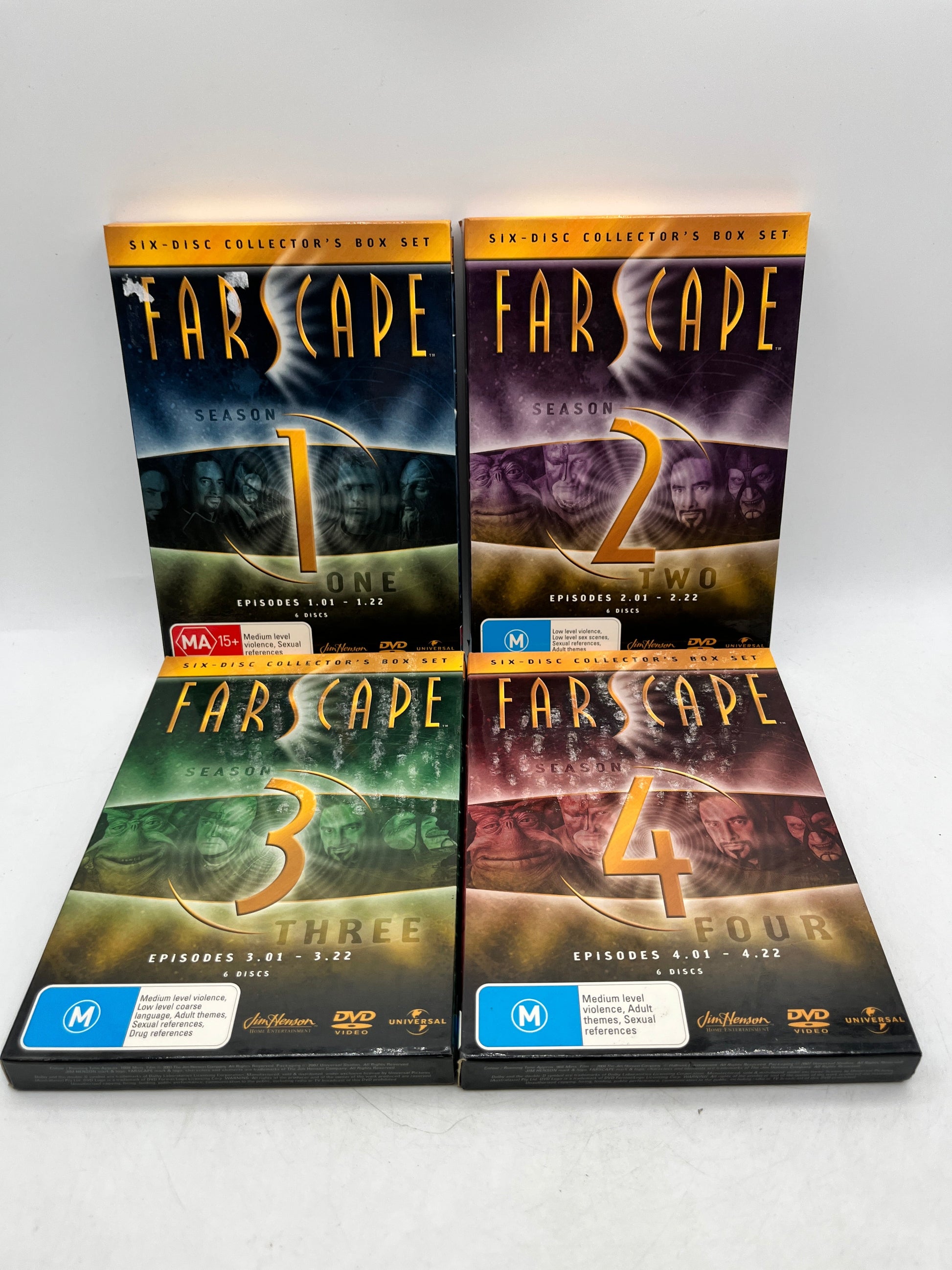 Farscape Complete TV Series Collection Set Seasons 1 2 3 4 Sci Fi War - Complete FRENLY BRICKS - Open 7 Days