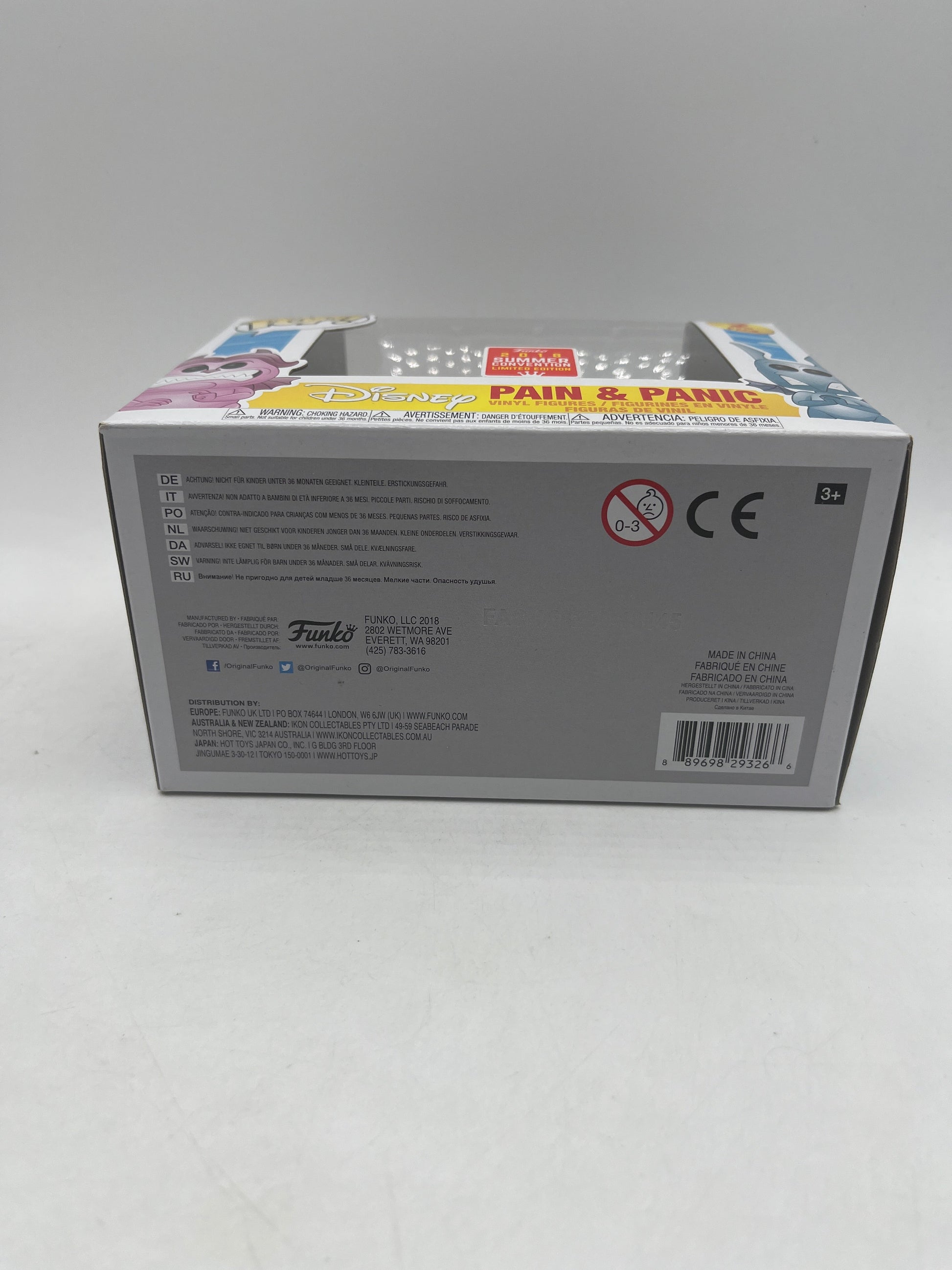 Funko Pop Pain Panic 2 Pack Summer Con Exclusive SDCC Disney 2018 Hercules FRENLY BRICKS - Open 7 Days