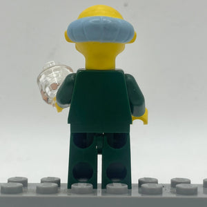 LEGO The Simpsons Minifigure - Mr. Burns inc Fish Bowl - (Genuine) FRENLY BRICKS - Open 7 Days