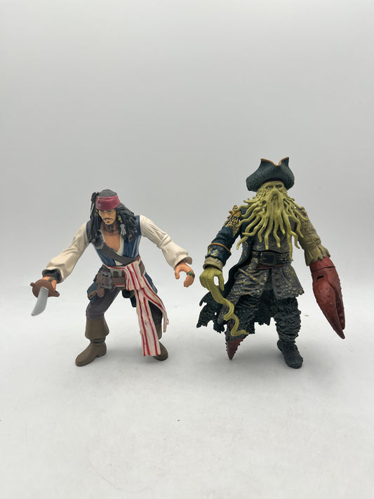 Pirates of the Caribbean Dead Man's Chest Jack Sparrow & Davy Jones - 2006 - Loose FRENLY BRICKS - Open 7 Days