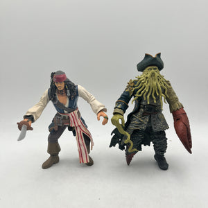 Pirates of the Caribbean Dead Man's Chest Jack Sparrow & Davy Jones - 2006 - Loose FRENLY BRICKS - Open 7 Days