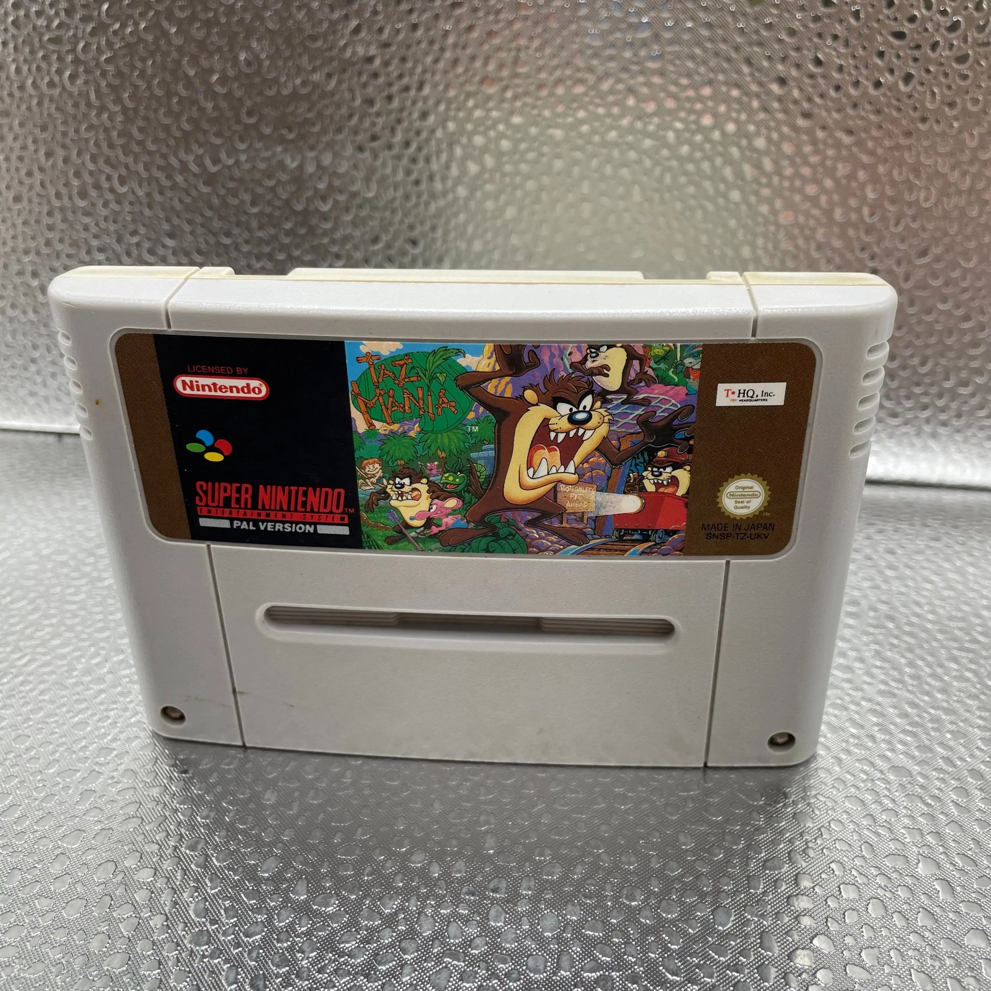 Taz Mania SNES Super Nintendo Game Used Tested & Working PAL FRENLY BRICKS - Open 7 Days