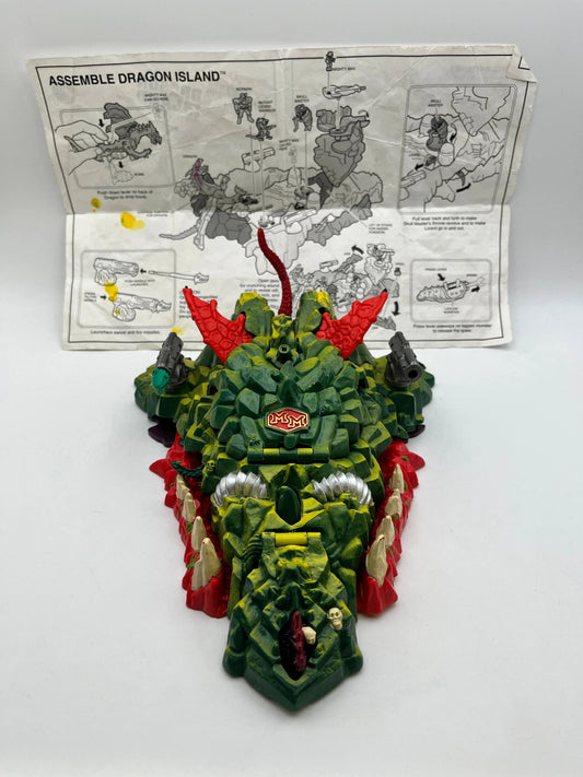Vintage 1992 Mighty Max Dragon Island Playset Bluebird + Figures & Accessories FRENLY BRICKS - Open 7 Days