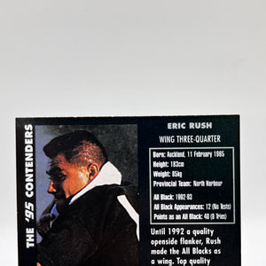 Eric Rush Auto - 1995 Dynamic Marketing Rugby Union Card NZ All Blacks #23 FRENLY BRICKS - Open 7 Days