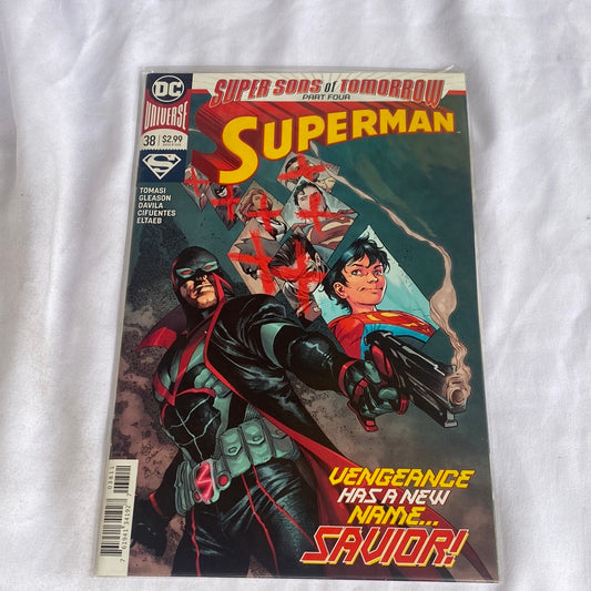 DC Comics - Superman : The sons of tommorow part 4 #38 Tomasi / Gleeson / Davila / Cifuentes / Eltaeb FRENLY BRICKS - Open 7 Days