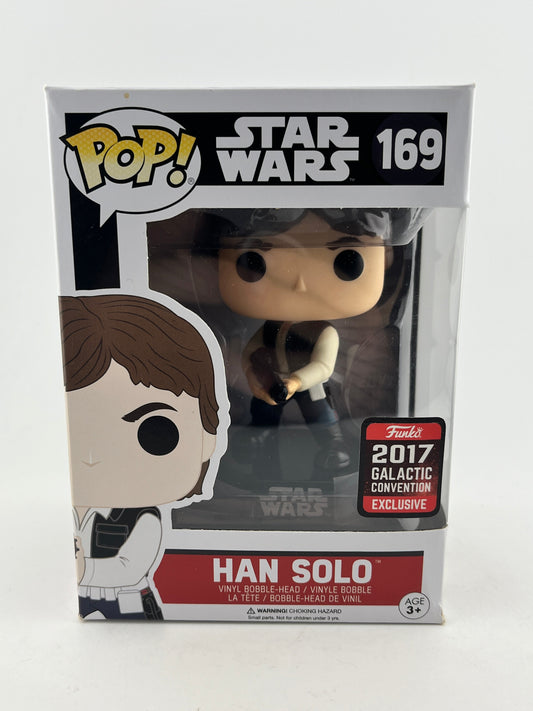 Funko POP! Star Wars - Han Solo #169 - 2017 Convention Exclusive FRENLY BRICKS - Open 7 Days
