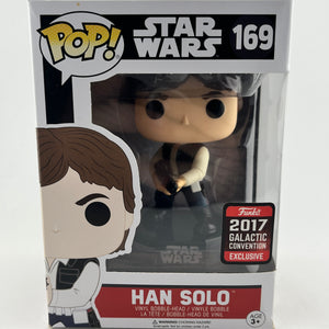 Funko POP! Star Wars - Han Solo #169 - 2017 Convention Exclusive FRENLY BRICKS - Open 7 Days