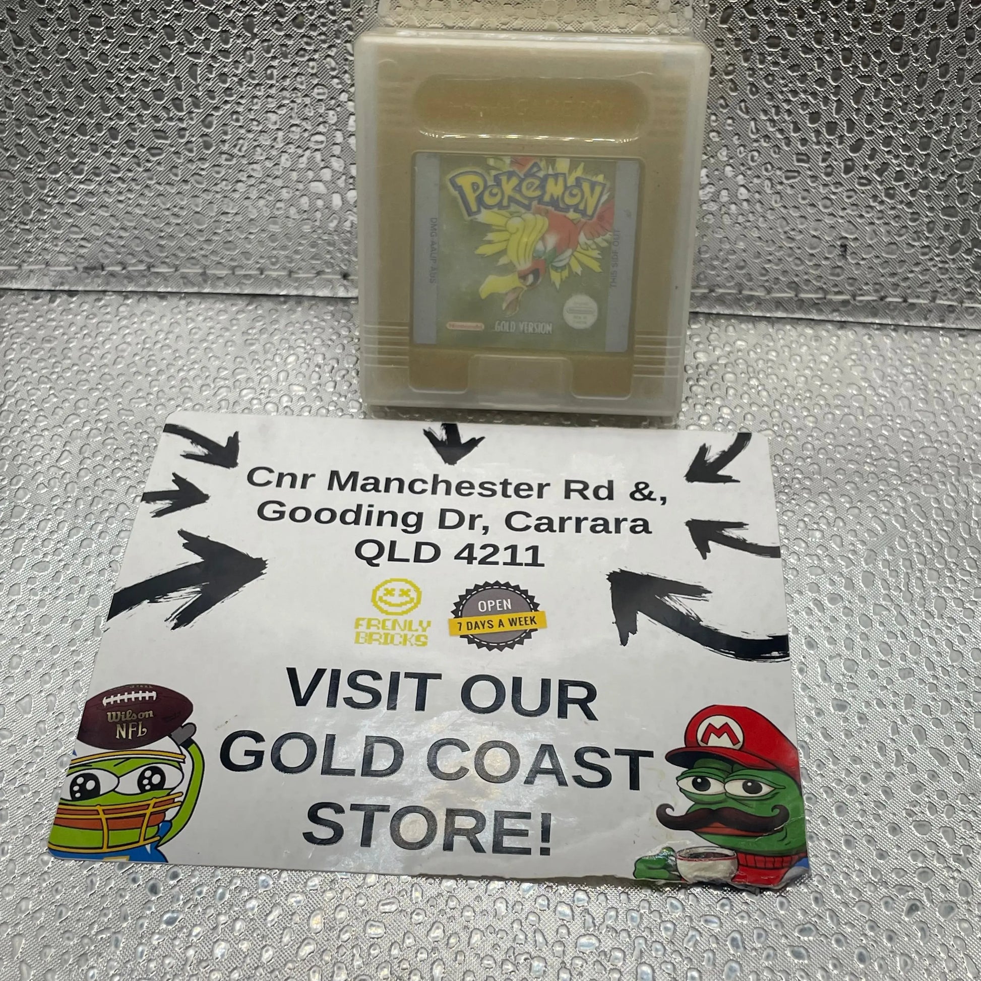 Pokémon Gold Original Gameboy Colour Game AUS PAL 1999 Doesn’t Save FRENLY BRICKS - Open 7 Days