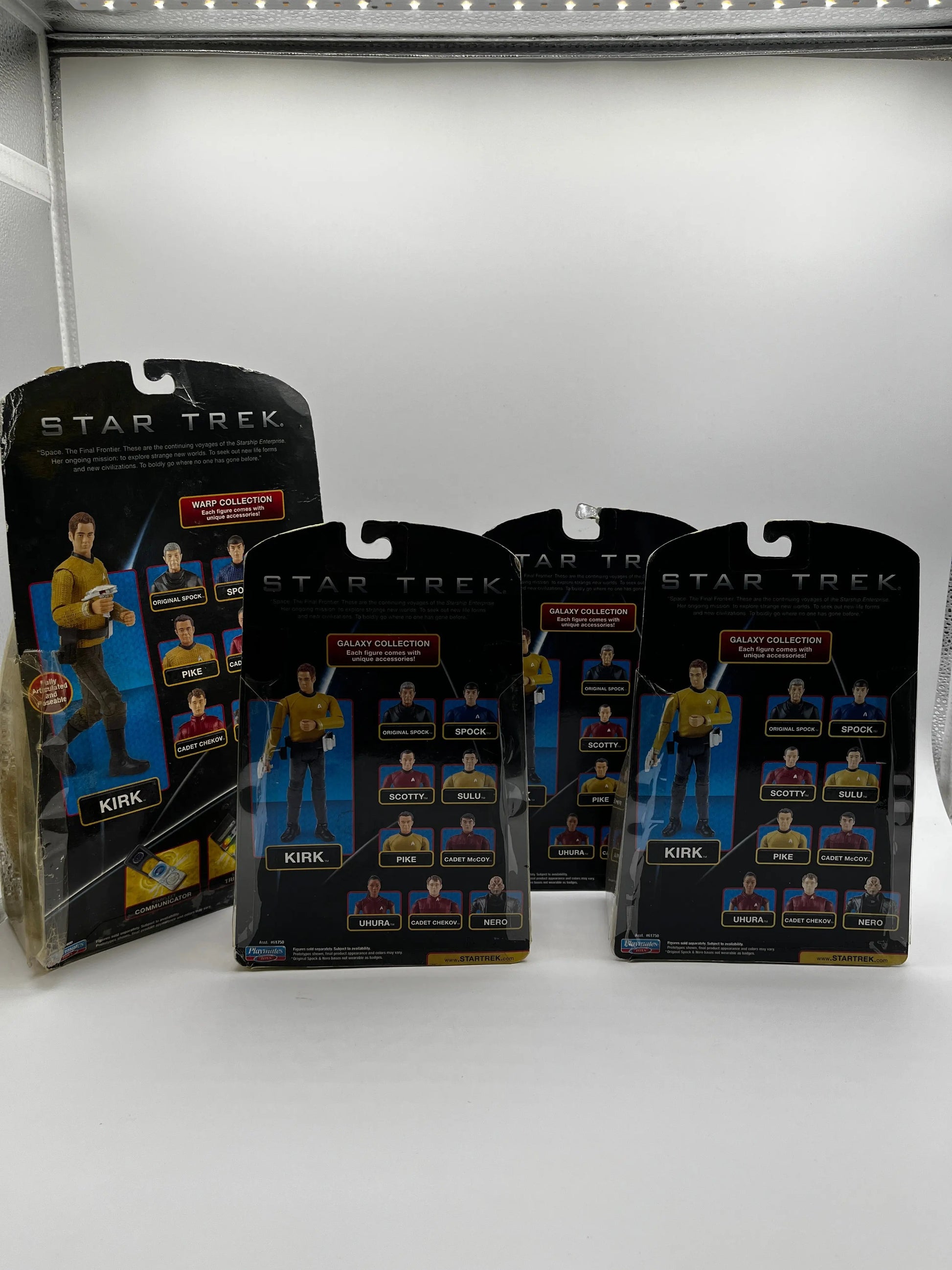 Star Trek Action Figure Lot: Sulu 6”, Pike 3.75”, Cadet McCoy 3.75, Nero 3.75” FRENLY BRICKS - Open 7 Days