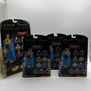 Star Trek Action Figure Lot: Sulu 6”, Pike 3.75”, Cadet McCoy 3.75, Nero 3.75” FRENLY BRICKS - Open 7 Days