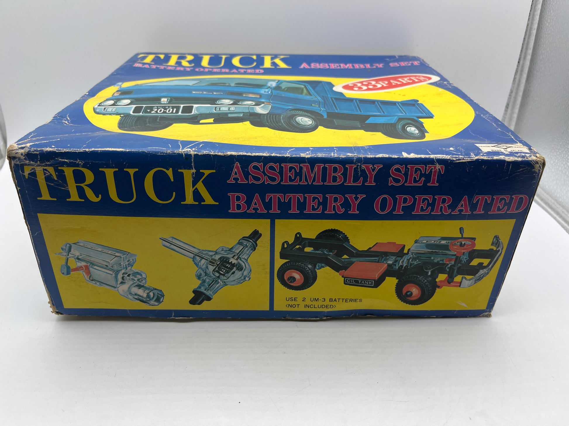 Daiya Japan 1:20 ISUZU ELF TRUCK Battery Operated Toy Car Kit`75 FRENLY BRICKS - Open 7 Days